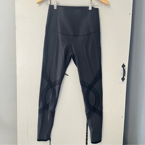 Fanka Body Sculpt Compression Leggings Full Length Black Women's Reversible